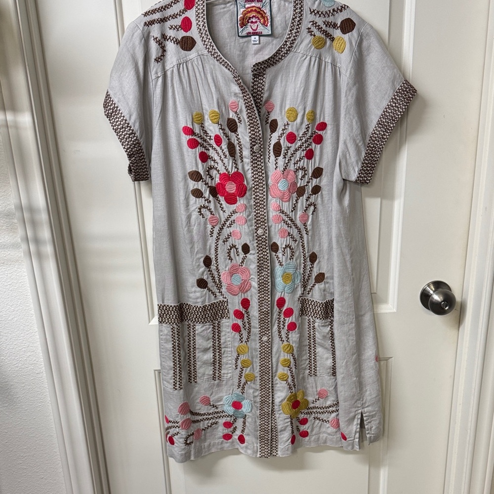 Johnny Was linen dress